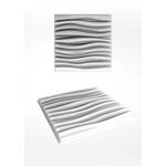 Panneaux en gypse WAVE M (72x72 cm)