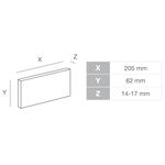 COUNTRY 640, brique en béton pour mur extérieur