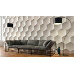Panneaux en gypse HEXAGON (72x62 cm)