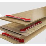Parquet Chêne Mont Blanc Medio