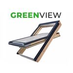 Fenêtre de toit FAKRO FTP-V U41 APMX | GreenView | Triple vitrage | Bois