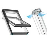 Fenêtre de toit en OptiLight PVC | vitrage triple