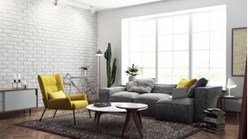 PARMA 01, brique en gypse pour intérieur avec joint intégré