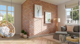 LOFT 2, brique en gypse pour intérieur