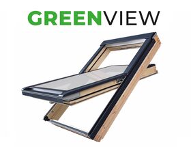 Fenêtre de toit FAKRO FTP-V P50 APMX | GreenView | Triple vitrage | Bois