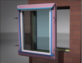 Bande intérieur Soudal SWS Basic PLUS Inside 90 mm / 30 m pour montage chaud