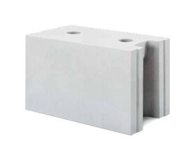 SILKA - Bloc silico-calcaire perforé 199x180x333mm