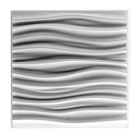 Panneaux en gypse WAVE S (48x48 cm)