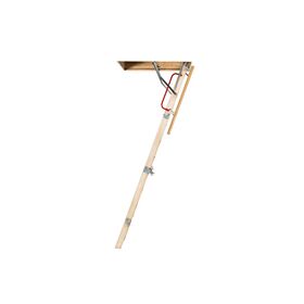 FAKRO Escalier escamotable LWK Plus, avec une echelle en bois