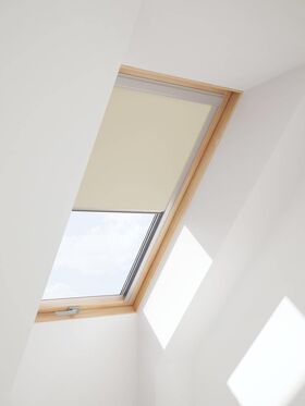 Store beige pour fenêtre de toit