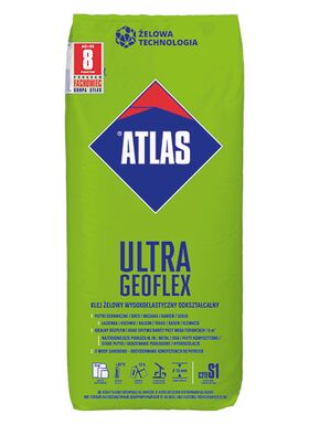 Atlas ULTRA GEOFLEX : gel colle pour carreaux de grand format
