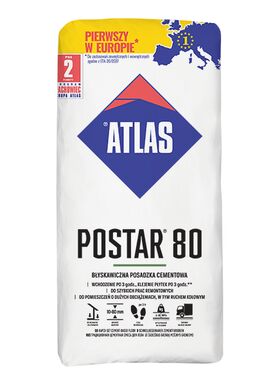 ATLAS POSTAR 80, ragréage fibré et rapide à forte épaisseur (10-80 mm)