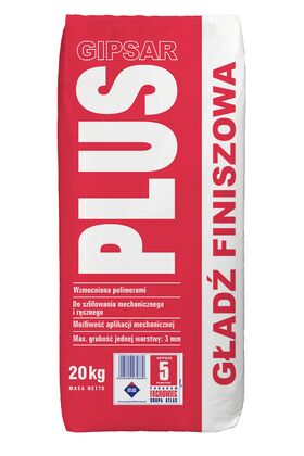 Atlas Gipsar Plus, enduit de finition blanc à haute fermeté (env. 3 mm)