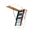 FAKRO Escalier escamotable LMK, avec une echelle en metallique