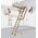 FAKRO Escalier escamotable LWT, avec une echelle en bois, super thermo – isolant