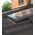 Fenêtre de toit VELUX GBL 2015 pour toits à faible pente, triple vitrage, finition blanche
