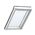 Fenêtre de toit VELUX GBL 2015 pour toits à faible pente, triple vitrage, finition blanche